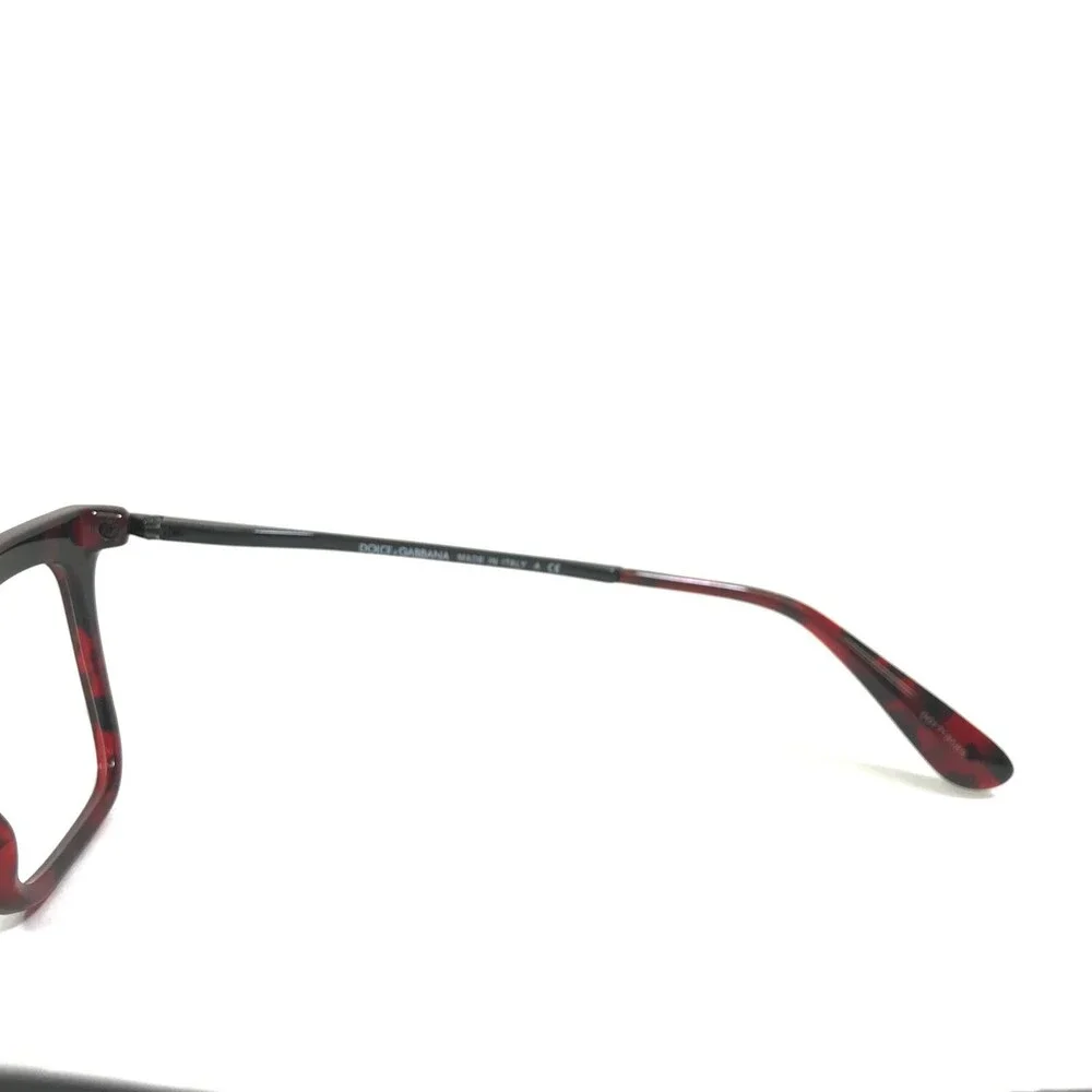 Dolce & Gabbana Eyeglasses Frames DG3261 2889 Black Red Tortoise 51-17-145